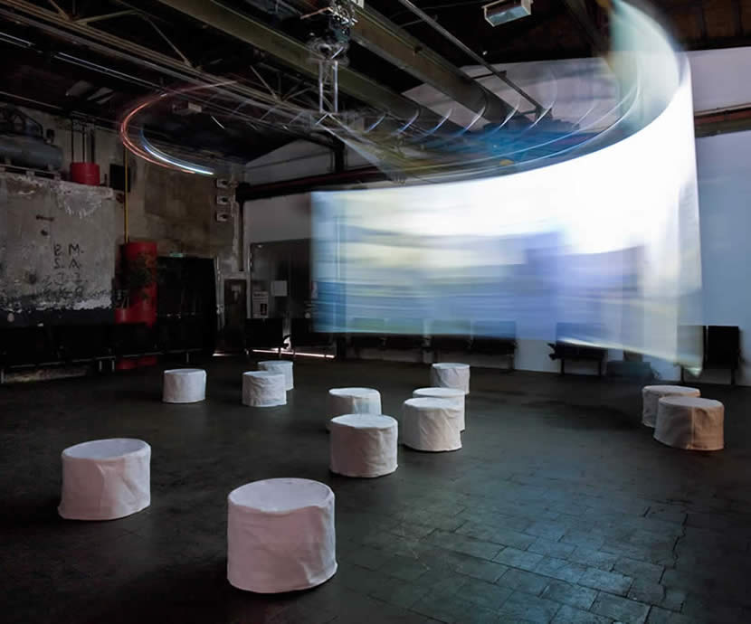 61 minuten 27 stationen_Installation mit Konzert